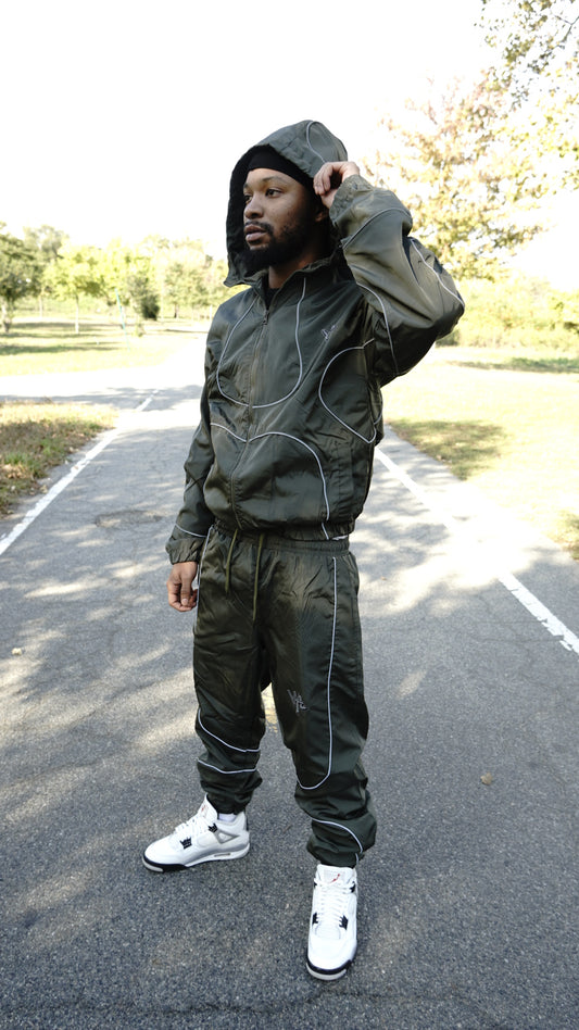 VTL Olive Green Wind Breaker